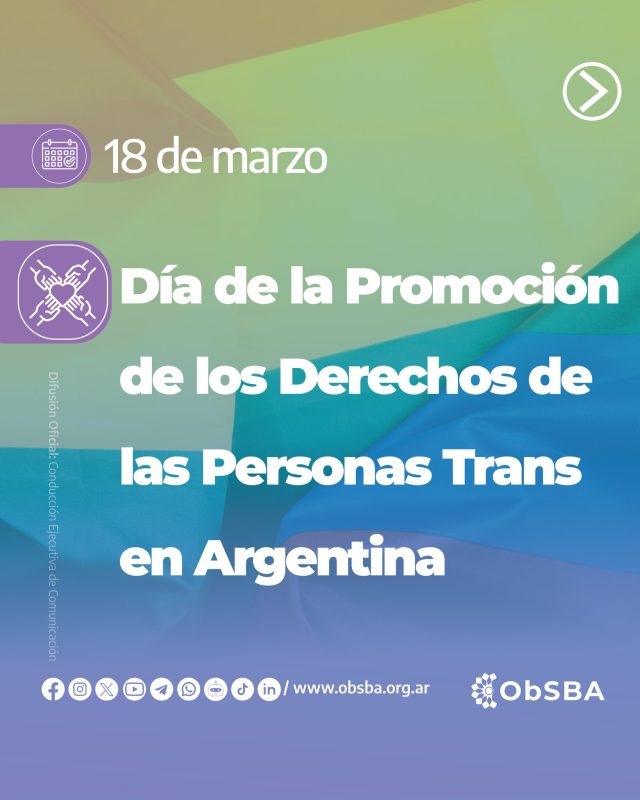 18 de Marzo | Día de la Promoción de los Derechos de las Personas Trans